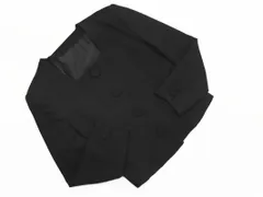 MAYSON GREY メイソングレイ ウール100% フォーマル ノーカラー ジャケット sizeM/黒 ◇■ レディースのサムネイル