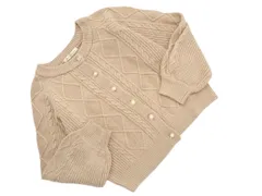 MAJESTIC LEGON マジェスティックレゴン カーディガン sizeM/ベージュ ◇■ レディース