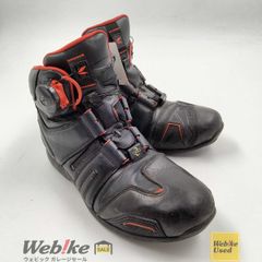 rsタイチ バイク用靴 ブラック/レッド RSTAICHI 26.0 白ゴム綺麗