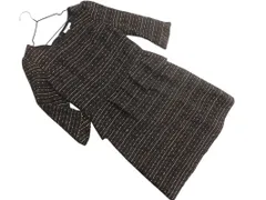 NATURAL BEAUTY BASIC ナチュラルビューティーベーシック ウール混 ワンピース sizeM/黒 ◇■ レディース