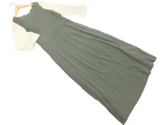 PROPORTION プロポーション ボディドレッシング 袖 切替 ニット ワンピース sizeS/カーキ ◇■ レディース