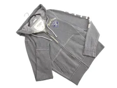 Abercrombie & Fitch アバクロンビー＆フィッチ 裏起毛 ジップアップ パーカー sizeM/グレー ◇■ メンズ