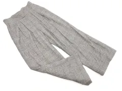 Spick & Span スピック＆スパン ウール混 グレンチェック パンツ size40/グレー ◇■ レディース