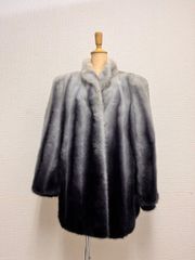 激レアデザイン クロップド丈 サガミンク 染め ミンク 極太袖