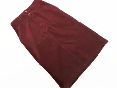 Ray BEAMS レイビームス コーデュロイ ロング スカート size0/えんじ ◇■ レディース