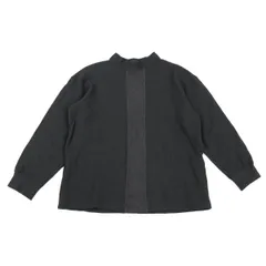 コムデギャルソン オムプリュスCOMME des GARCONS HOMME PLUS ニット切替ワッシャーフェルトトップス グレーM位