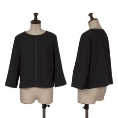 23AW ルフィル ノーカラージャケット ブラック バルーンスリーブ