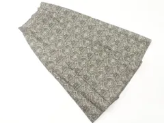 dazzlin ダズリン ペイズリー柄 ジャガード マキシ スカート sizeS/グレー ◇■ レディース