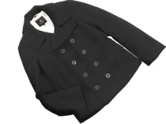 BEAUTY & YOUTH ビューティ&ユース ユナイテッドアローズ ウール混 ピー コート sizeS/黒 ◇■ メンズ