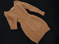 SLY スライ ウール混 ニット ワンピース size1/ベージュ ◇■ レディース