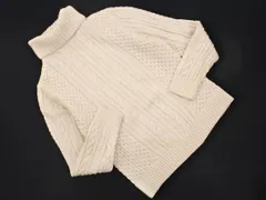 BEAMS HEART ビームスハート ケーブル編み タートルネック ニット セーター sizeM/アイボリー ◇■ メンズ