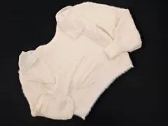 INGNI イング リボン シャギー オフショルダー ニット セーター sizeM/オフホワイト ◇■ レディース