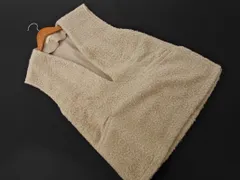 CLASSICAL ELF クラシカルエルフ Ｖネック プードル ファー ベスト sizeL/ベージュ ◇■ レディース