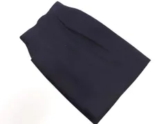 新品 Courreges クレージュ ウール100% タイト スカート size63/紺 ◇■ レディースのサムネイル