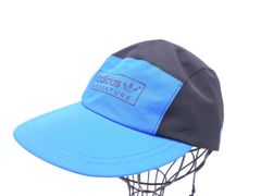adidas originals アディダスオリジナルス BLUE VERSION GORE TEX シームシールド ランナーズ キャップ sizeF/黒ｘ青 ■■ レディース