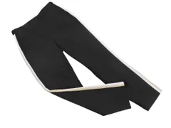 ZARA basic ザラ ベーシック サイドライン テーパード パンツ sizeXS/黒 ■◇ レディース