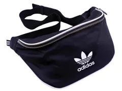 adidas originals アディダスオリジナルス ロゴ ウエストポーチ バッグ 黒 ■■ レディース