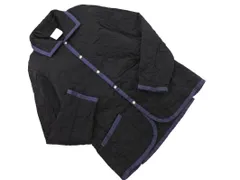 COMME CA COMMUNE コムサコミューン パイピング キルティング ジャケット sizeS/黒 ◇■ メンズ