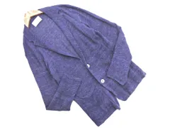 green label relaxing グリーンレーベルリラクシング ユナイテッドアローズ LINIFICIO リネン100% カーディガン sizeS/紺 ■◇ メンズのサムネイル