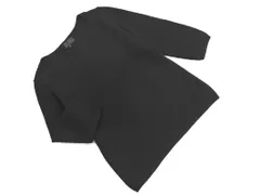 UNTITLED アンタイトル ウール100% スクエアネック ニット セーター size44/黒 ◇■ レディース