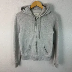 Abercrombie & Fitch アバクロンビーアンドフィッチ フルジップパーカー ライトグレー Sサイズ レディース 古着 アメカジ ストリート スポーツMIX