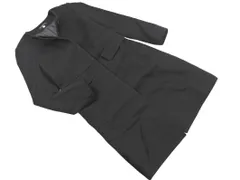 ESTNATION エストネーション bis ウール100% ノーカラー コート size38/黒 ◇■ レディースのサムネイル