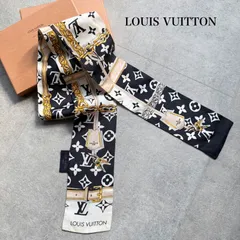LOUIS VUITTON ルイヴィトン モノグラム コンフィデンシャル バンドー ツイリー スカーフ M78656 シルク