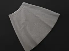 NATURAL BEAUTY BASIC ナチュラルビューティーベーシック ウール混 フレア スカート sizeM/グレー ◇■ レディース