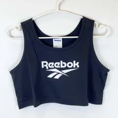 【未使用】リーボック エッセンシャル クロップド タンクトップ S ブラック CF3957 DUH70 レディース Reebok フィットネス トレーニング スポーツウェア