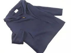 antiqua アンティカ 裏ボア フーデッド コート sizeF/紺 ◇■ レディース