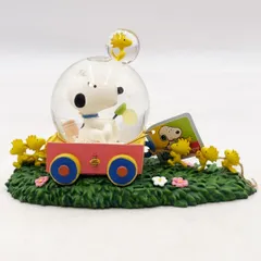 【未使用】WESTLAND スヌーピー オルゴール付ウォーターボール 「Up, Up and Away(ビートでジャンプ)」 8362 PEANUTS COLLECTION ピーナッツコレクション Selling Peanuts