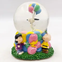 【未使用】WESTLAND スヌーピー オルゴール付ウォーターボール 「Up, Up and Away(ビートでジャンプ)」 8362 PEANUTS COLLECTION ピーナッツコレクション