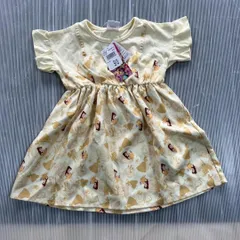 T721-49602 未使用品　ディズニープリンセス　キッズワンピース　ベル　90サイズ