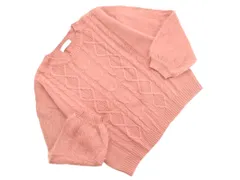 CECIL McBEE セシルマクビー シャギー 切替 ニット セーター sizeM/ピンク ◇■ レディース