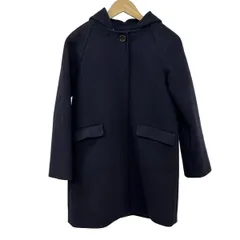 SHIPS(シップス) コート サイズ36 S レディース - ダークネイビー 長袖/ジップアップ/フード着脱可/冬