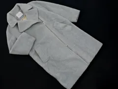ADAM ET ROPE' アダムエロペ ボア コート size38/水色 ◇■ レディースのサムネイル