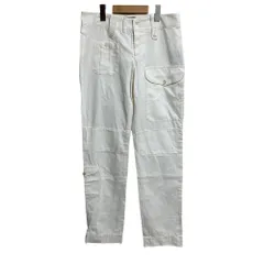 美品 RALPH LAUREN ラルフローレン ブラックレーベル カーゴパンツ サイズ4 ホワイト レディース 古着 中古 USED