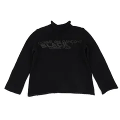 コムデギャルソン オムプリュスCOMME des GARCONS HOMME PLUS ロゴプリントニットセーター 黒M位