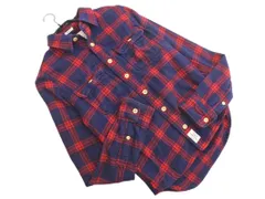 Abercrombie & Fitch アバクロンビー＆フィッチ チェック シャツ sizeM/赤ｘ紺 ◇■ メンズ