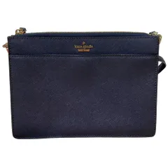 美品 KATE SPADE ケイトスペード CAMERON STREET CLARISE ショルダーバッグ クロスボディバッグ ダークブルー レディース 古着 中古 USED