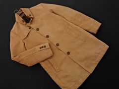 NICOLE CLUB ニコルクラブ 中綿 スウェード調 コート size46/ベージュ ◇■ メンズ