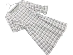 Cherite by PRIME PATTERN シェリエットバイプライムパターン チェック ワンピース sizeM/グレー ◇■ レディースのサムネイル