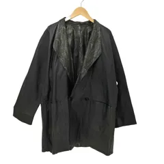 ユーズドフルギ USED古着 裏地総柄 ピッグレザーコート メンズ 表記無 