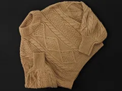 who's who Chico フーズフーチコ ケーブル編み ボリュームスリーブ ニット セーター sizeF/ベージュ ◇■ レディース