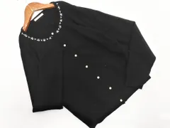 WILLSELECTION ウィルセレクション ビーズ カーディガン sizeM/黒 ◇■ レディースのサムネイル