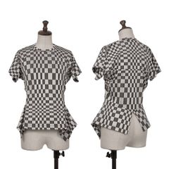 COMME des GARCONS 市松フリルワンピ 24SS モード ゴシック - メルカリ
