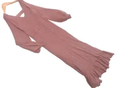 GRL グレイル リブ ニット ワンピース sizeL/ピンクブラウン ◇■ レディース