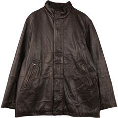 定価約17万円 新品 バーバリー メンズ 本革 ライダースジャケット 