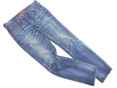 RED CARD レッドカード USED加工 デニムパンツ size24/紺 ■■ レディース