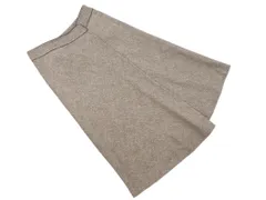 23区 ウール100% ロング Aライン 台形 スカート size38/チャコール ◇■ レディース